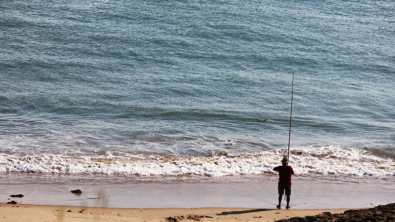 saint-palais-sur-mer, la grande-côte, surfcasting